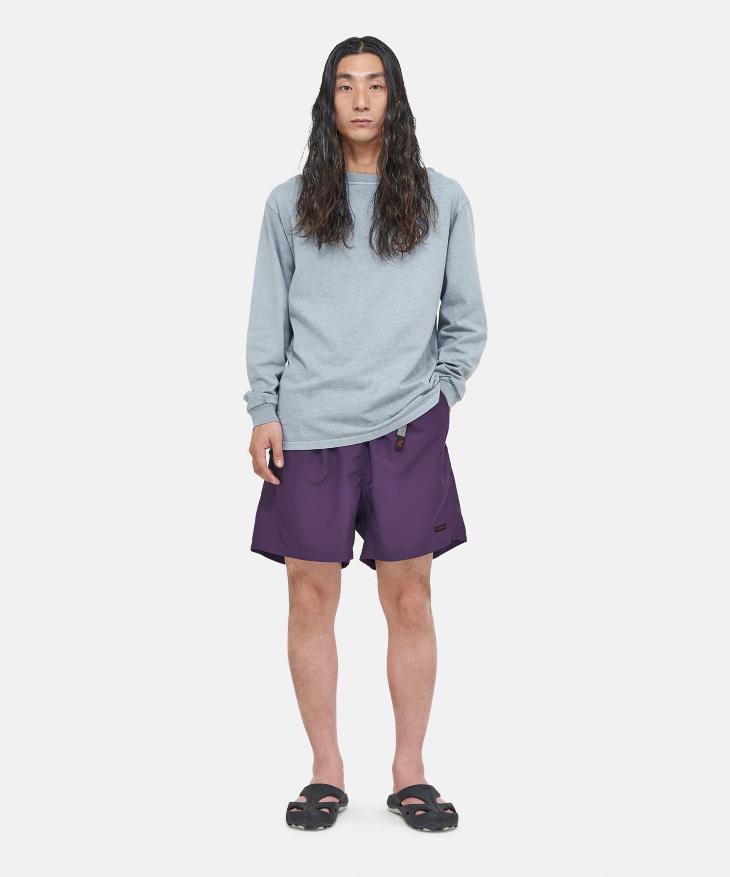 gramicci shell gear shorts Gramicci Shell Packable Short Deep Purple – Arniko Concept Store