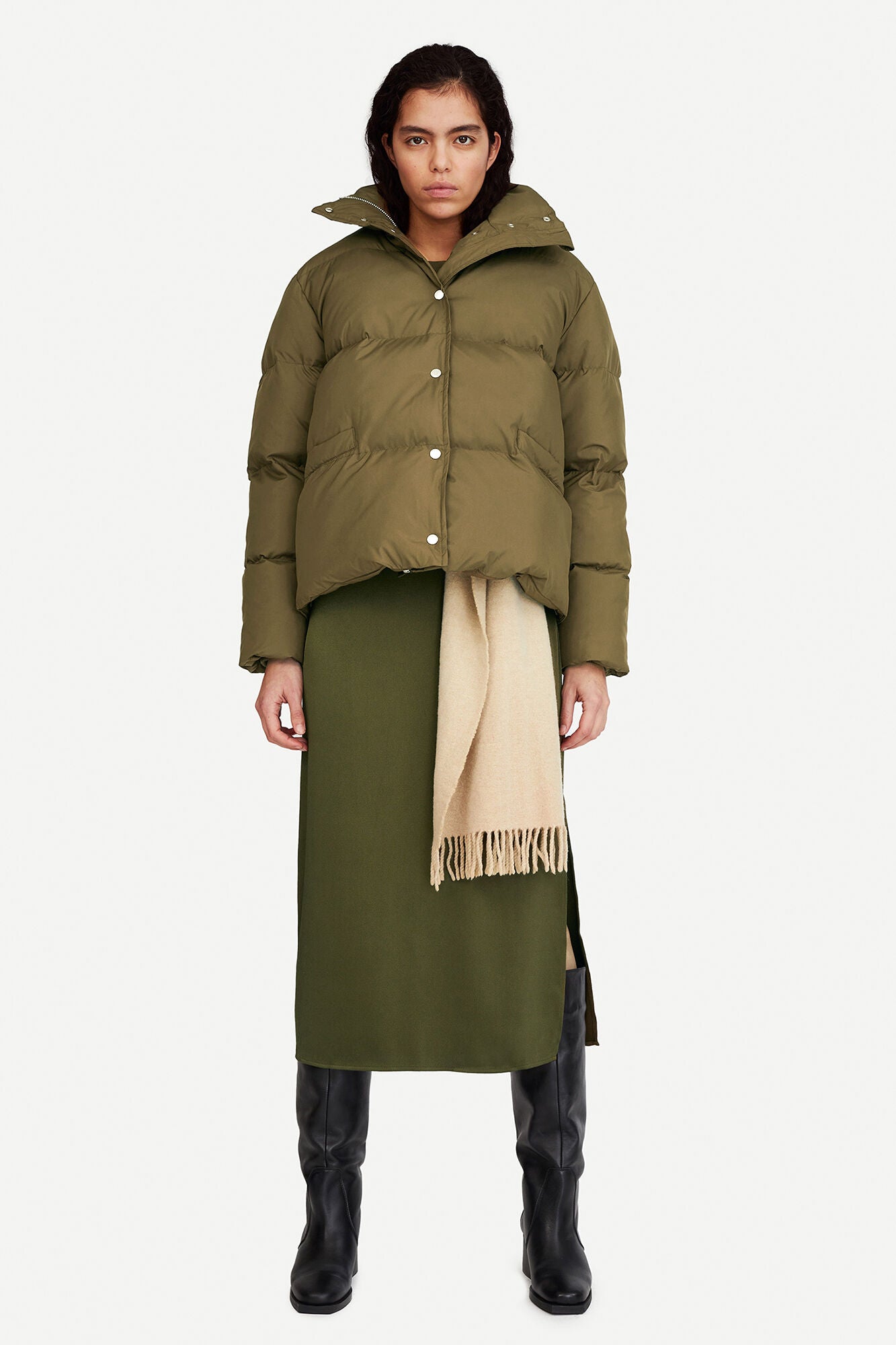 Samsoe Samsoe Puffer Coat Saseran Coat 12891 Black